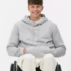 Cotton-blend pullover hoodie Cotton-blend pullover hoodie