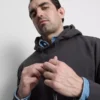 Cotton-blend pullover hoodie Cotton-blend pullover hoodie