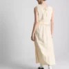 Cotton-blend side-tie midi skirt Cotton-blend side-tie midi skirt