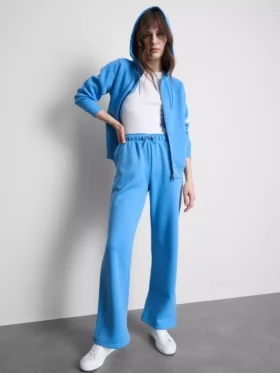 Cotton-blend straight-leg joggers Cotton-blend straight-leg joggers