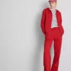 Cotton-blend straight-leg joggers Cotton-blend straight-leg joggers