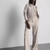 Cotton-blend straight-leg joggers Cotton-blend straight-leg joggers