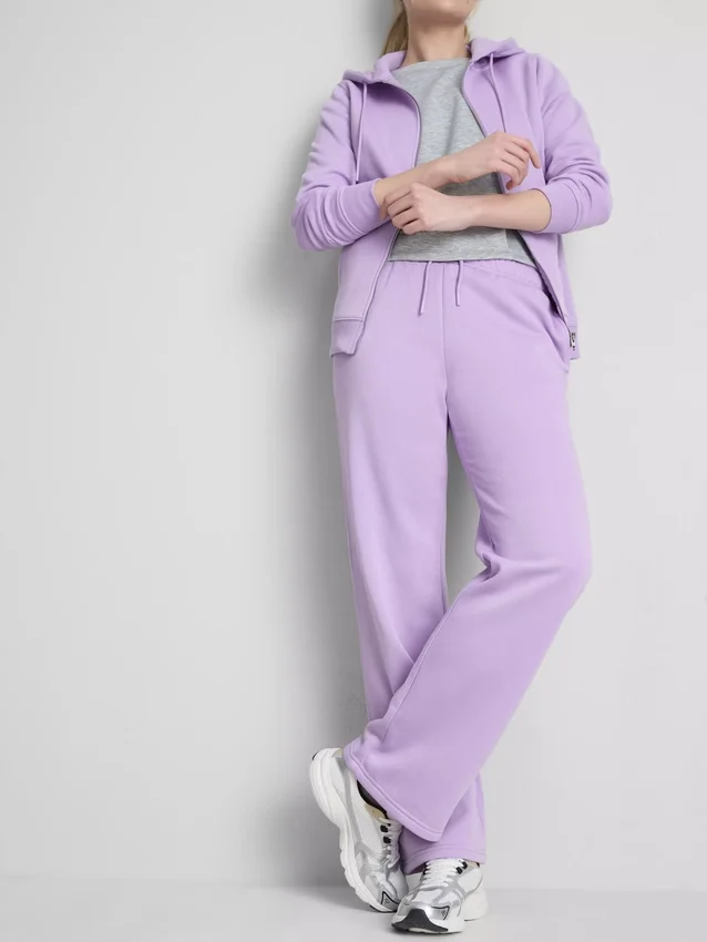 Cotton-blend straight-leg joggers Cotton-blend straight-leg joggers