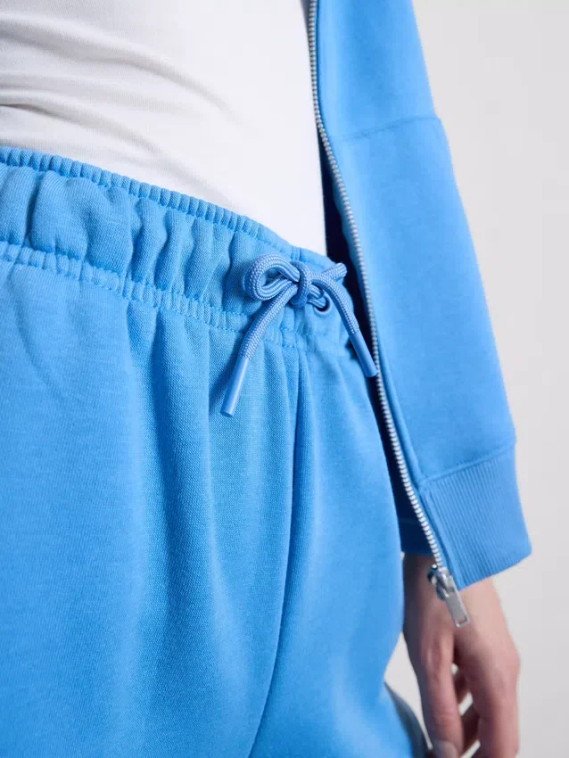 Cotton-blend straight-leg joggers Cotton-blend straight-leg joggers