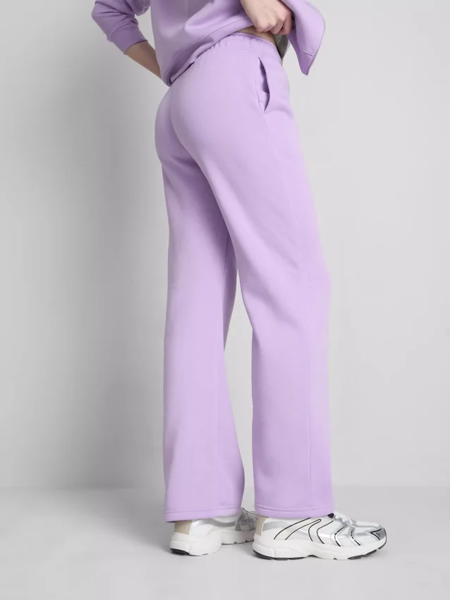 Cotton-blend straight-leg joggers Cotton-blend straight-leg joggers