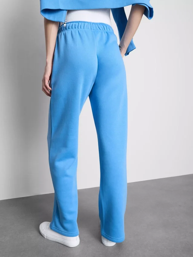 Cotton-blend straight-leg joggers Cotton-blend straight-leg joggers