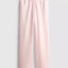 Cotton-blend straight-leg joggers