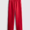 Cotton-blend straight-leg joggers Cotton-blend straight-leg joggers