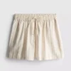 Cotton blend striped shorts Cotton blend striped shorts