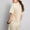 Cotton-blend tailored short-sleeve blazer Cotton-blend tailored short-sleeve blazer