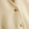 Cotton-blend tailored short-sleeve blazer Cotton-blend tailored short-sleeve blazer