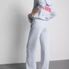 Cotton-blend wide-leg athletics joggers Cotton-blend wide-leg athletics joggers