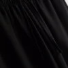 Cotton-blend wide-leg pants