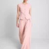 Cotton blend wide leg sweatpants Cotton blend wide leg sweatpants