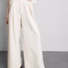 Cotton blend wide leg sweatpants Cotton blend wide leg sweatpants