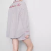 Cotton breakfast in bed pajama shirt Cotton breakfast in bed pajama shirt