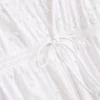 Cotton broderie tie front top Cotton broderie tie front top
