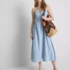 Cotton button through midi dress Cotton button through midi dress