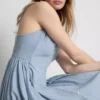 Cotton button through midi dress Cotton button through midi dress