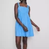 Cotton cornelli mini dress Cotton cornelli mini dress