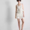 Cotton cropped cutwork cami top Cotton cropped cutwork cami top