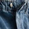 Cotton denim a-line shorts Cotton denim a-line shorts