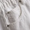 Cotton denim a-line shorts Cotton denim a-line shorts