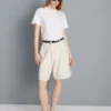 Cotton denim bermuda shorts Cotton denim bermuda shorts