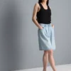 Cotton denim bermuda shorts Cotton denim bermuda shorts