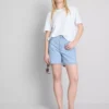 Cotton denim bermuda shorts Cotton denim bermuda shorts