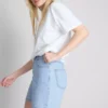 Cotton denim bermuda shorts Cotton denim bermuda shorts