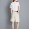 Cotton denim bermuda shorts Cotton denim bermuda shorts
