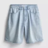 Cotton denim bermuda shorts Cotton denim bermuda shorts