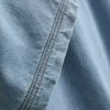 Cotton denim collared mini shift dress Cotton denim collared mini shift dress