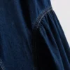 Cotton denim drop waist midi dress Cotton denim drop waist midi dress