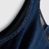 Cotton denim drop waist midi dress Cotton denim drop waist midi dress