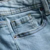 Cotton denim flared mid-rise jeans Cotton denim flared mid-rise jeans