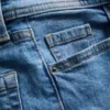 Cotton denim flared mid-rise jeans Cotton denim flared mid-rise jeans