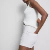 Cotton denim front-pocket shorts Cotton denim front-pocket shorts