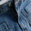 Cotton denim front-pocket shorts Cotton denim front-pocket shorts