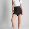 Cotton denim high waisted skort Cotton denim high waisted skort