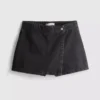 Cotton denim high waisted skort Cotton denim high waisted skort