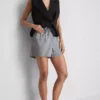 Cotton denim jogger shorts Cotton denim jogger shorts