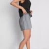 Cotton denim jogger shorts Cotton denim jogger shorts