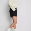 Cotton denim jogger shorts Cotton denim jogger shorts