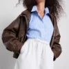 Cotton denim jogger shorts Cotton denim jogger shorts