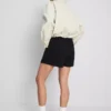Cotton denim jogger shorts Cotton denim jogger shorts