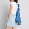 Cotton denim jogger shorts Cotton denim jogger shorts
