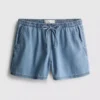 Cotton denim jogger shorts Cotton denim jogger shorts