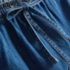 Cotton denim jogger shorts Cotton denim jogger shorts
